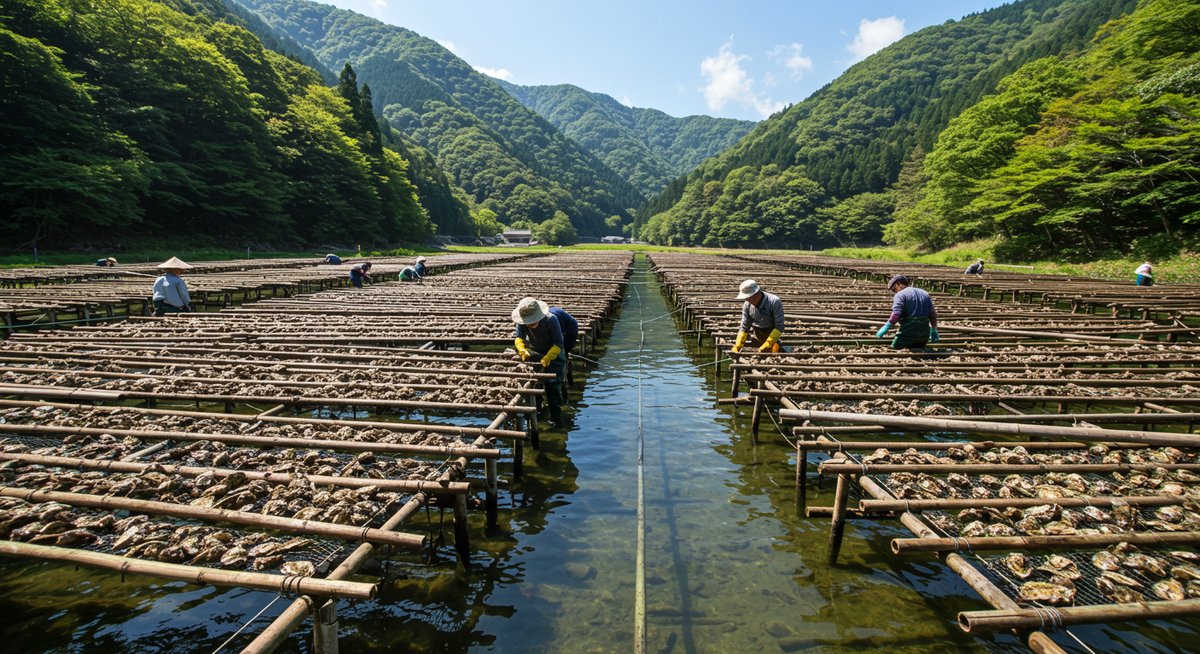 山の牡蠣