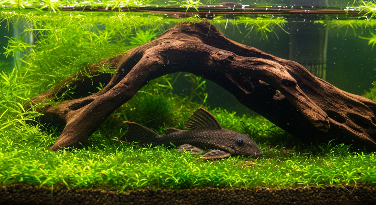 水槽 掃除 魚 プレコ