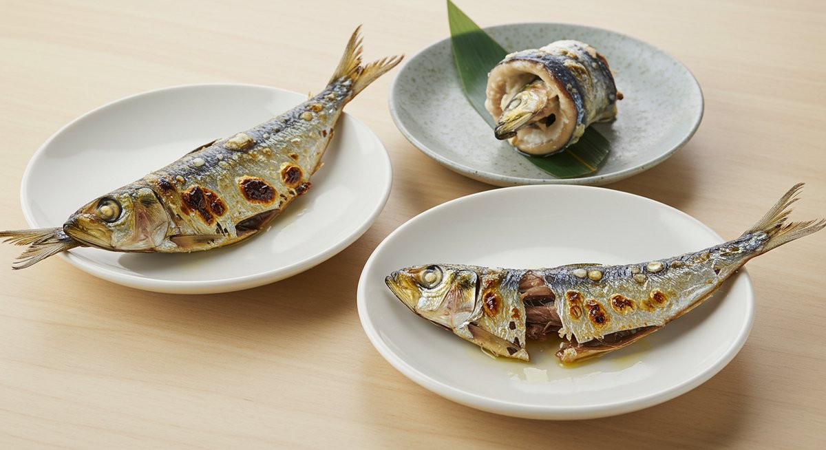 いわし 塩焼き 内臓